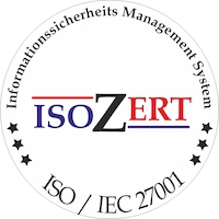 C-MOR wird unter strengen ISO27001 Auflagen umgesetzt.