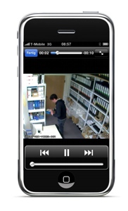 Internet-Videoüberwachung Diebe mit dem iPhone überführen