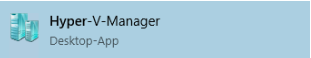 Starten Hyper-V Manager