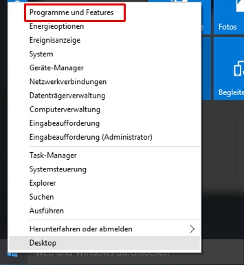 Windows Programme Funktionen aufrufen